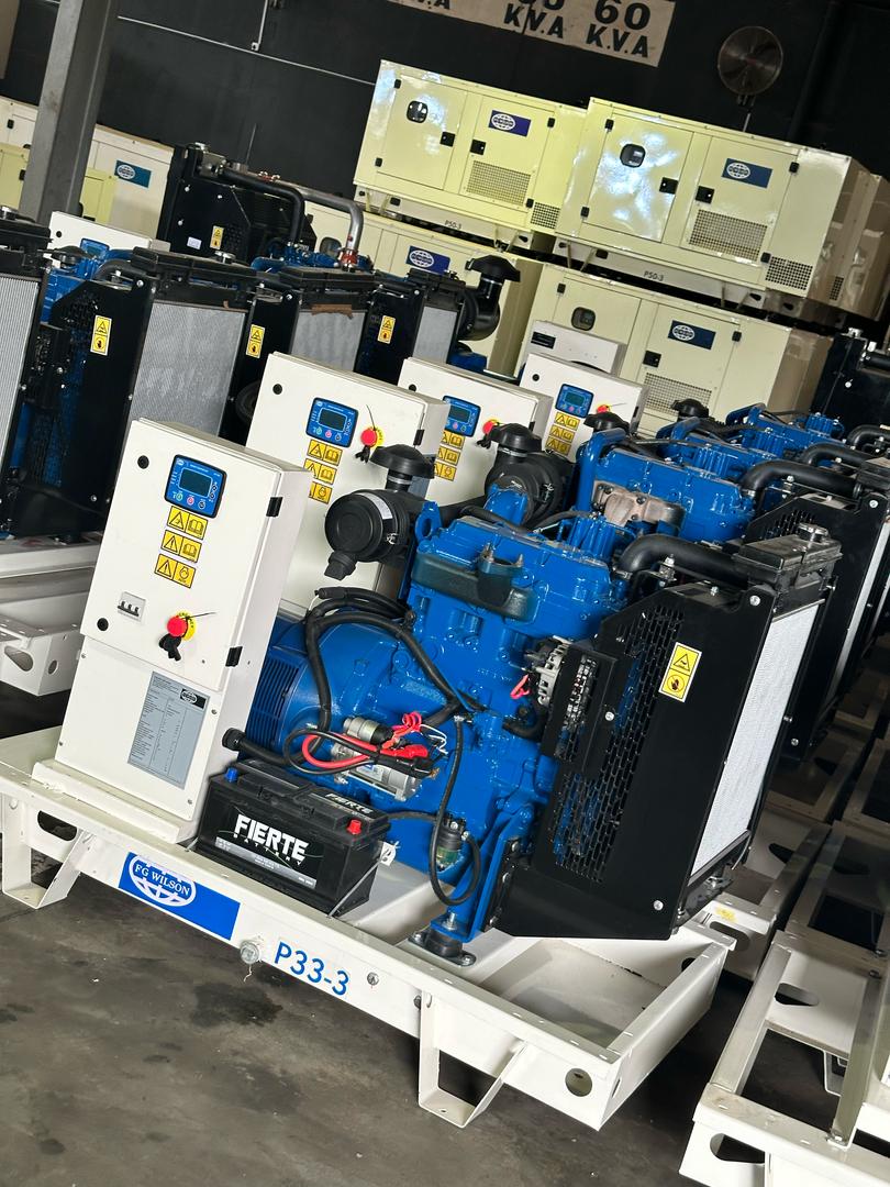 Dembal Generators showroom with FG Wilson generators